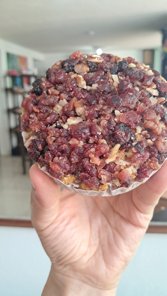 Muffin de arándanos con nuez pecana (Sin gluten)
