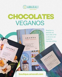 [Aranda] Chocolate Vegano (chocolate blanco &amp; amargo)